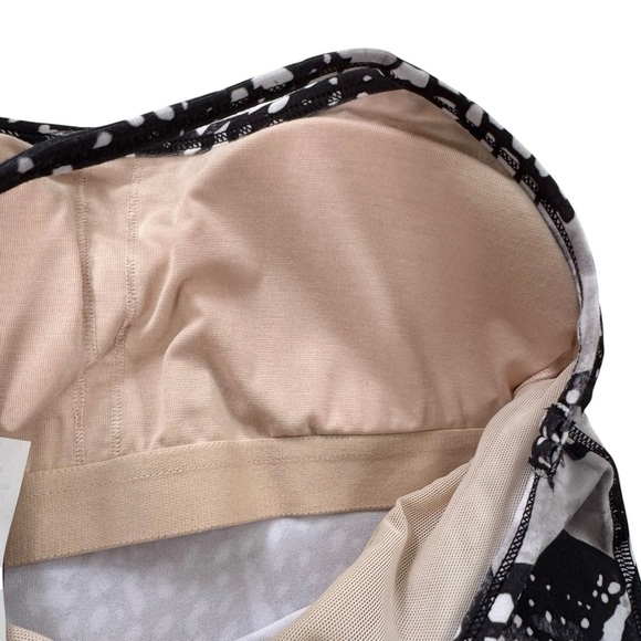 NWT Lululemon Power Y Tank Luon Static Mist White Black Size 6 - Picture 6 of 15